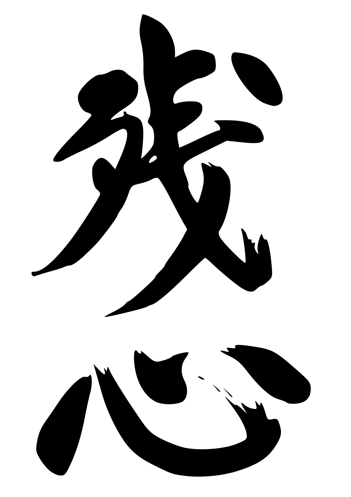 ideogramma zanshin BJJ Roma