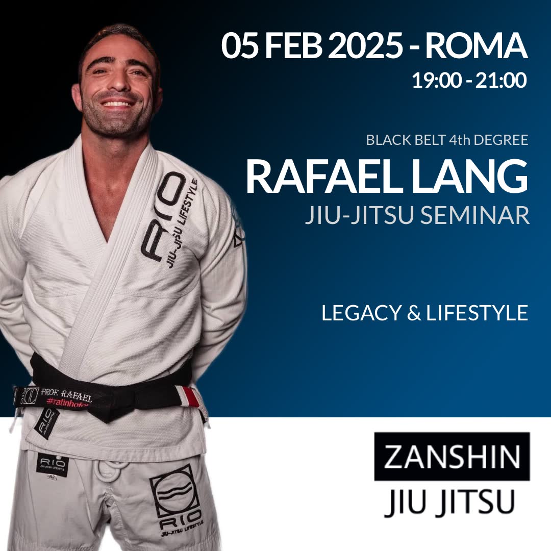 seminario di bjj a roma con rafael lang rio jiujitsu