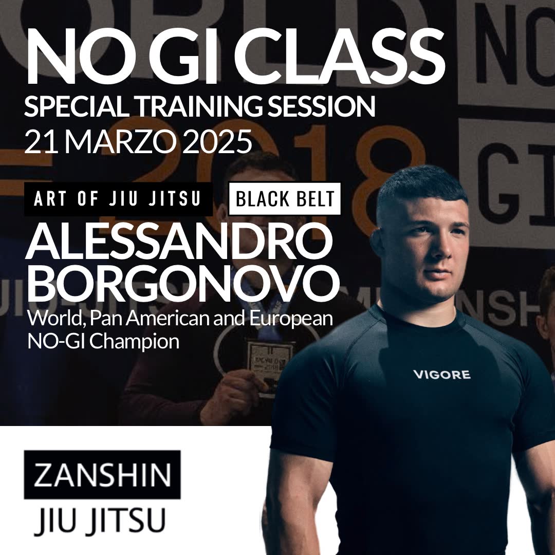 classe jiu jitsu no gi a roma con alessandro borgonovo aoj