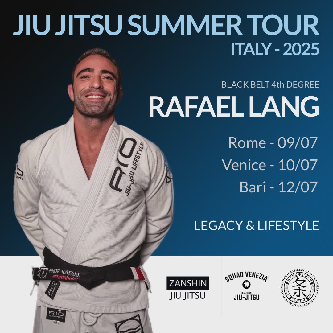 seminario di bjj con rafael lang roma